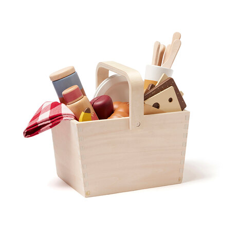 Kid's Concept  Houten picknick speelset met accessoires Kid's Concept  Houten picknick speelset met accessoires