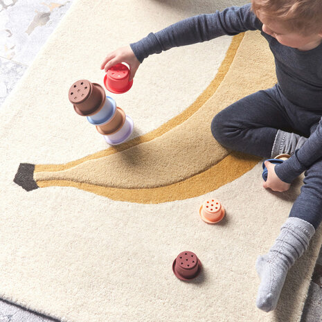 OYOY Siliconen stapelbekers - Tawa