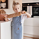 OYOY Gestreept denim kinderschort - Olifant OYOY Gestreept denim kinderschort - Olifant