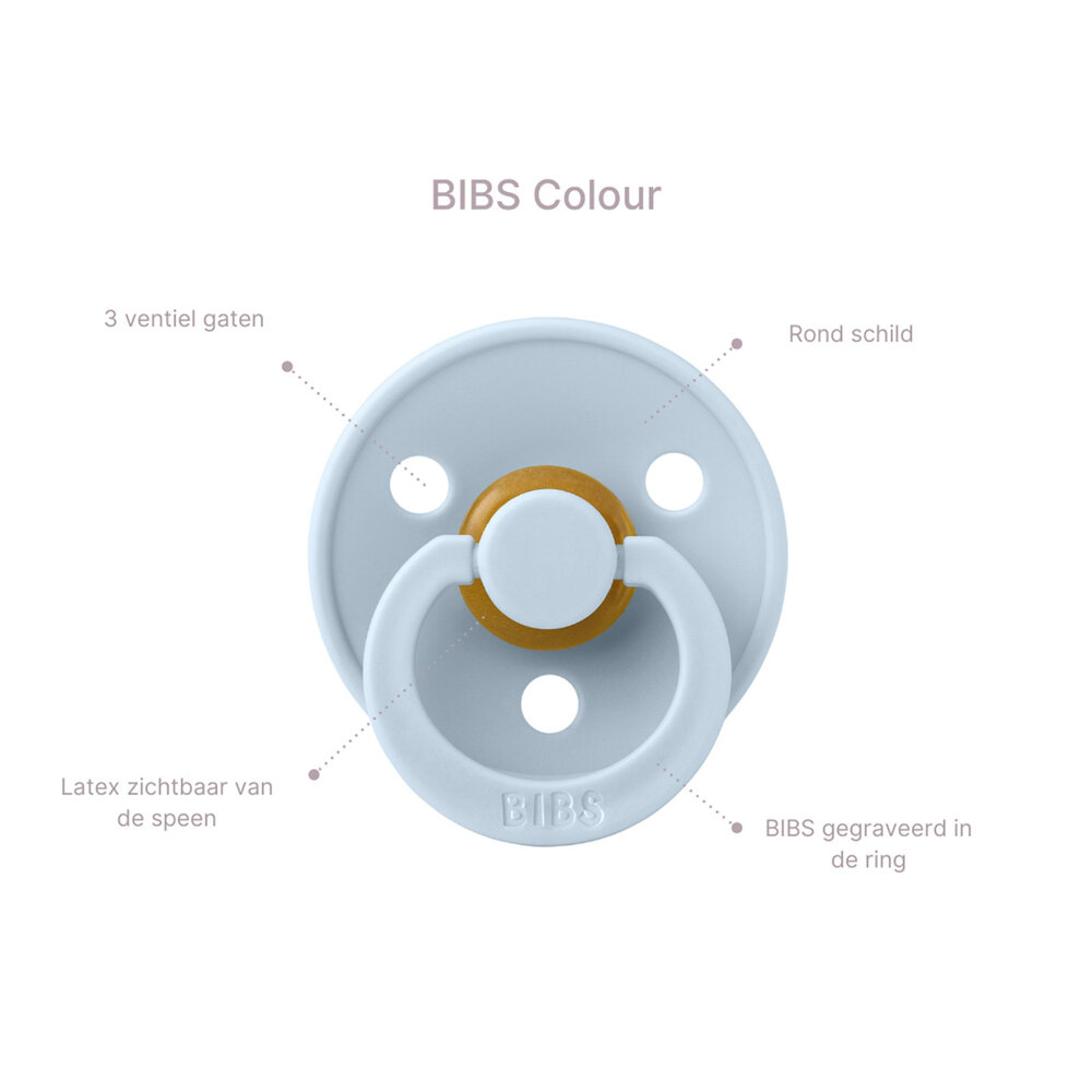 BIBS Glow in the dark speen - 2 pack - Blush/Vanilla Night BIBS Glow in the dark speen - 2 pack - Blush/Vanilla Night