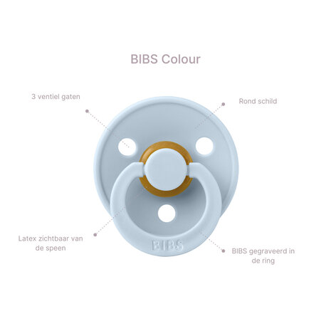 BIBS Glow in the dark speen - 2 pack - Blush/Vanilla Night BIBS Glow in the dark speen - 2 pack - Blush/Vanilla Night