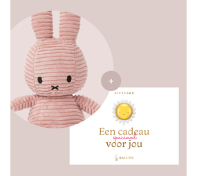 Balune Nijntje Corduroy roze (23 cm) + Giftcard €15 Balune Nijntje Corduroy roze (23 cm) + Giftcard €15