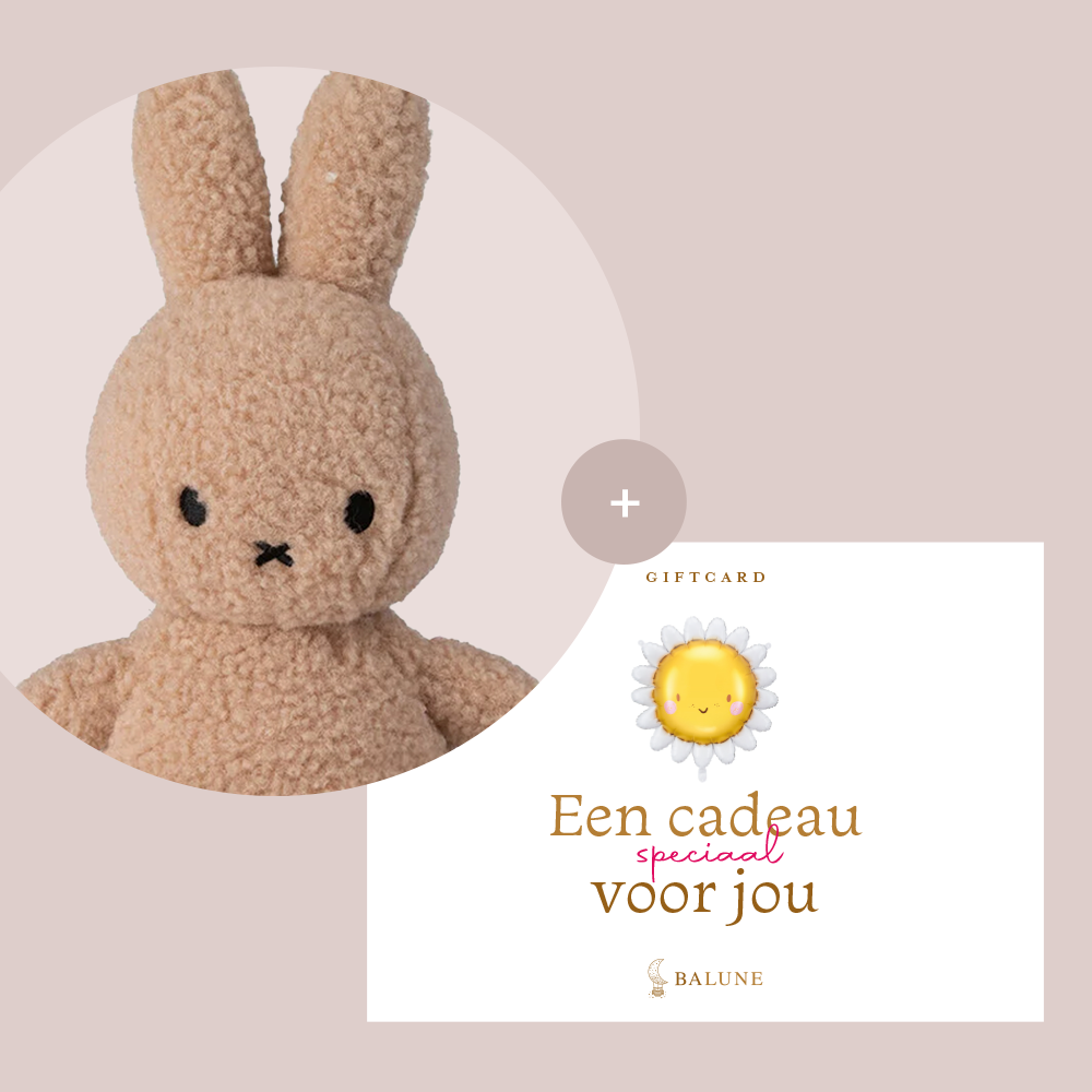 Balune Nijntje Teddy Beige (23 cm) + Giftcard €15 Balune Nijntje Teddy Beige (23 cm) + Giftcard €15