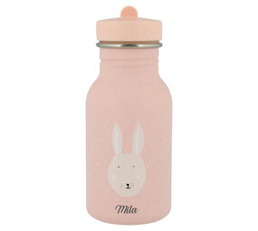 Studio Balune  Gepersonaliseerde Trixie Drinkfles 350ml - Mrs. Rabbit Studio Balune  Gepersonaliseerde Trixie Drinkfles 350ml - Mrs. Rabbit