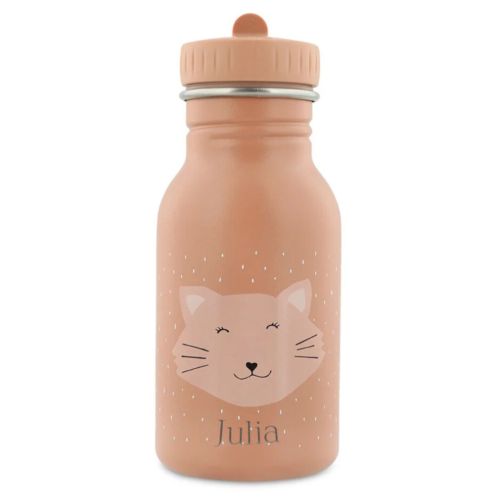 Studio Balune  Gepersonaliseerde Trixie Drinkfles 350ml - Mrs. Cat