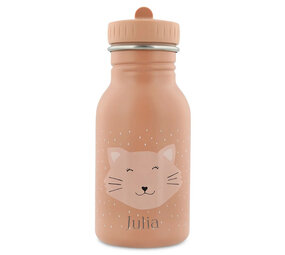 Studio Balune  Gepersonaliseerde Trixie Drinkfles 350ml - Mrs. Cat Studio Balune  Gepersonaliseerde Trixie Drinkfles 350ml - Mrs. Cat