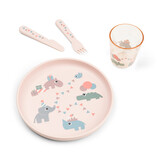 Done by Deer Foodie dinner set Celebration - powder Done by Deer Foodie dinner set Celebration - powder