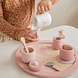 Label Label Houten theeset - Roze Label Label Houten theeset - Roze