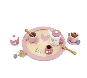 Label Label Houten theeset - Roze Label Label Houten theeset - Roze