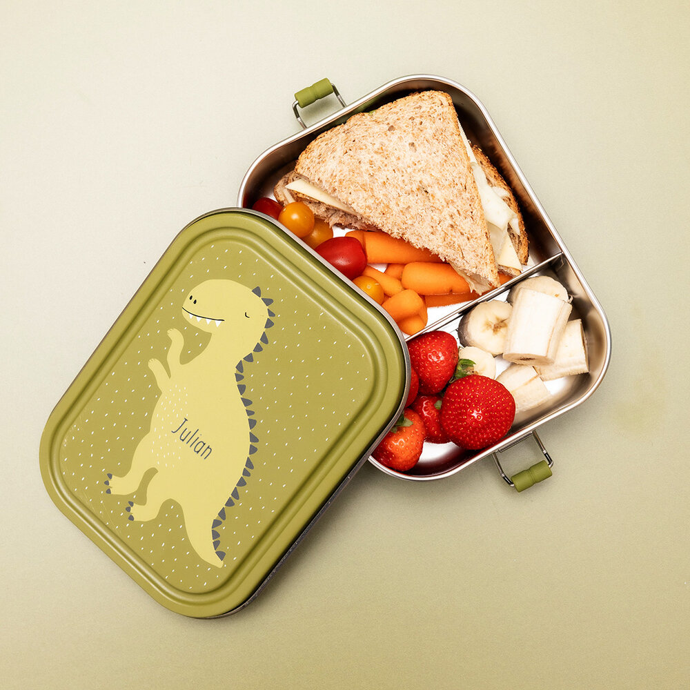 Studio Balune Gepersonaliseerde Trixie Lunchbox - Mr. Dino Studio Balune Gepersonaliseerde Trixie Lunchbox - Mr. Dino