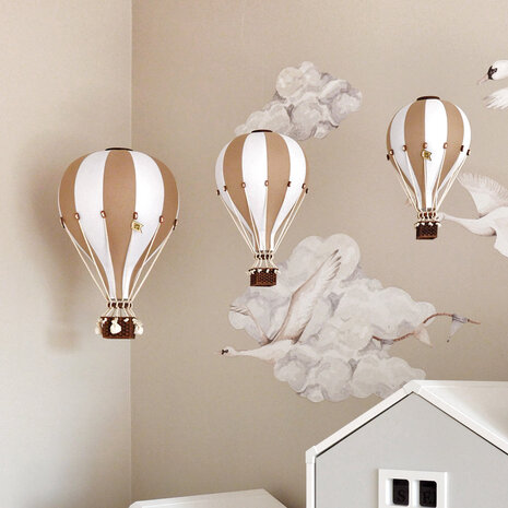 Super Balloon Luchtballon - beige en ecru (Klein) Super Balloon Luchtballon - beige en ecru (Klein)