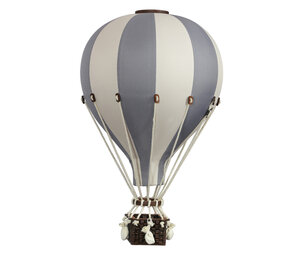 Super Balloon Luchtballon - beige en donker grijs (Groot)