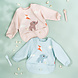Done by Deer Slabbetje met mouw - Elphee playground - Blue Done by Deer Slabbetje met mouw - Elphee playground - Blue