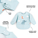 Done by Deer Slabbetje met mouw - Elphee playground - Blue Done by Deer Slabbetje met mouw - Elphee playground - Blue