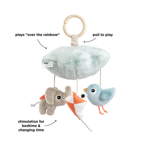 Done by Deer Muziekmobiel - Playground - Blue Done by Deer Muziekmobiel - Playground - Blue