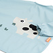 Done by Deer Slabbetje met mouw - Tiny Farm Blue Done by Deer Slabbetje met mouw - Tiny Farm Blue