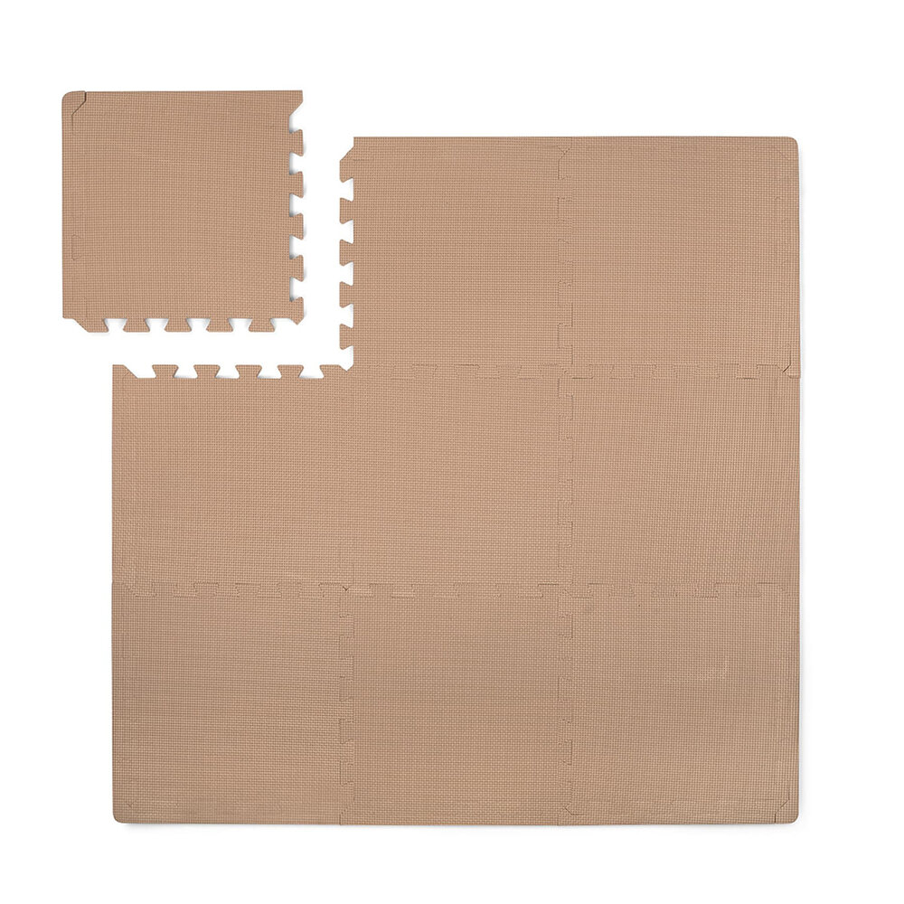 That's Mine Foam speelmat - Light brown - 100x100 cm That's Mine Foam speelmat - Light brown - 100x100 cm
