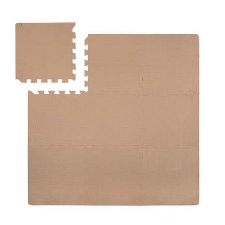 That's Mine Foam speelmat - Light brown - 100x100 cm That's Mine Foam speelmat - Light brown - 100x100 cm