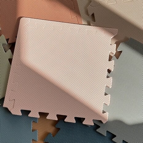 That's Mine Foam speelmat - Light brown - 100x100 cm That's Mine Foam speelmat - Light brown - 100x100 cm