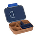 Lässig Lunchbox Little gang - Smile donkerblauw Lässig Lunchbox Little gang - Smile donkerblauw