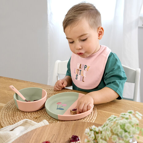 Lässig Siliconen kommetje - Happy fruits - Cherry