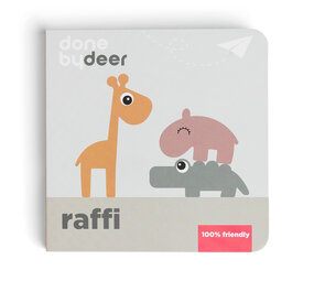 Done by Deer Kartonnen boekje - Friends Raffi Done by Deer Kartonnen boekje - Friends Raffi