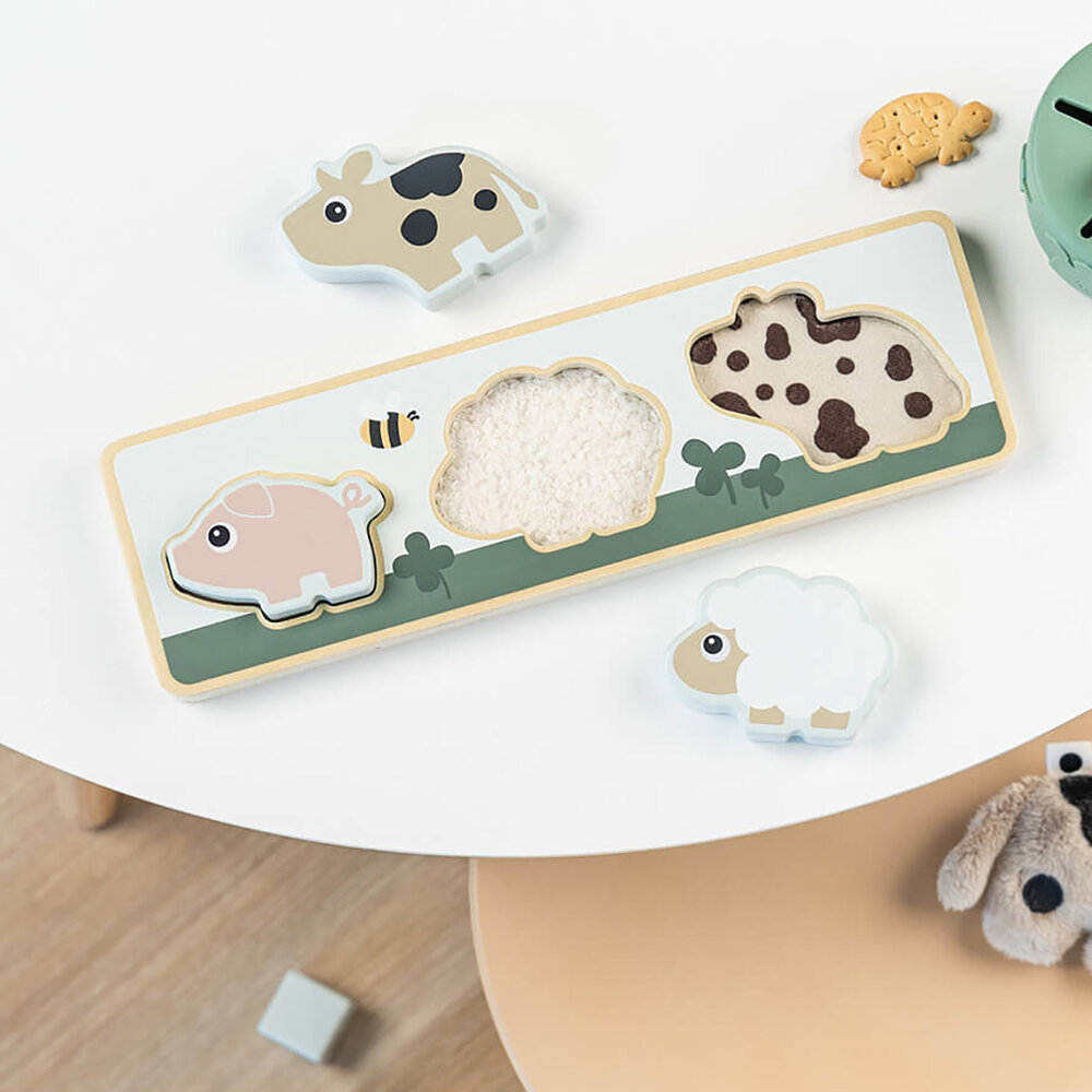 Done by Deer Sensorische puzzel - Tiny Farm