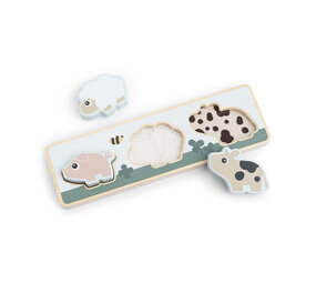 Done by Deer Sensorische puzzel - Tiny Farm