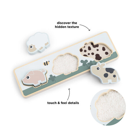 Done by Deer Sensorische puzzel - Tiny Farm