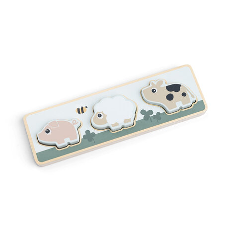 Done by Deer Sensorische puzzel - Tiny Farm