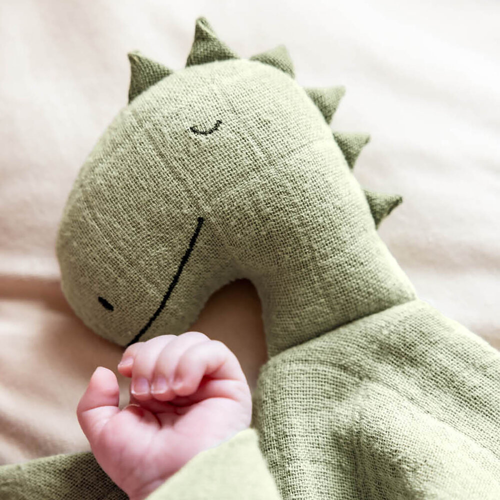 Trixie Knuffeldoekje - Bliss Sage - Mr. Dino Trixie Knuffeldoekje - Bliss Sage - Mr. Dino
