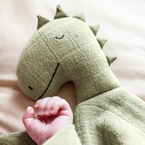 Trixie Knuffeldoekje - Bliss Sage - Mr. Dino Trixie Knuffeldoekje - Bliss Sage - Mr. Dino