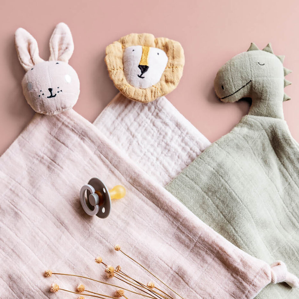 Trixie Knuffeldoekje - Bliss Sage - Mr. Dino Trixie Knuffeldoekje - Bliss Sage - Mr. Dino