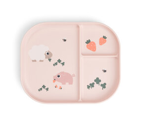 Done by Deer Foodie Compartiment Bord - Tiny Farm Powder Done by Deer Foodie Compartiment Bord - Tiny Farm Powder