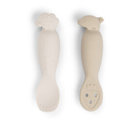 Done by Deer Eerste bestekset oefenhapjes - Tiny Farm Sand Done by Deer Eerste bestekset oefenhapjes - Tiny Farm Sand