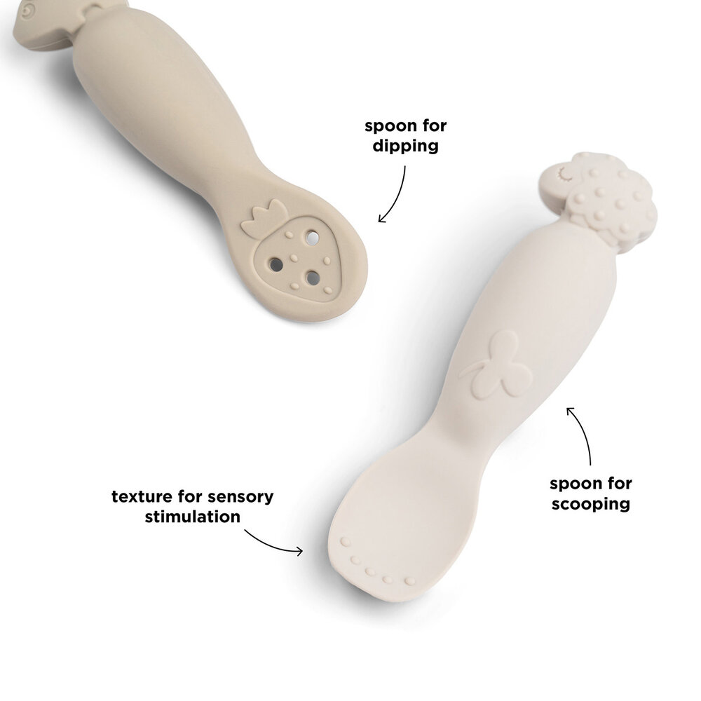 Done by Deer Eerste bestekset oefenhapjes - Tiny Farm Sand Done by Deer Eerste bestekset oefenhapjes - Tiny Farm Sand