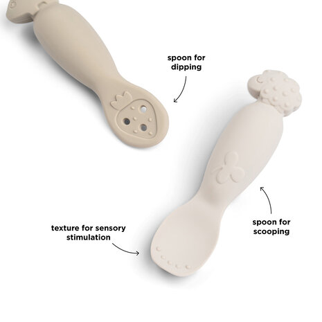 Done by Deer Eerste bestekset oefenhapjes - Tiny Farm Sand Done by Deer Eerste bestekset oefenhapjes - Tiny Farm Sand