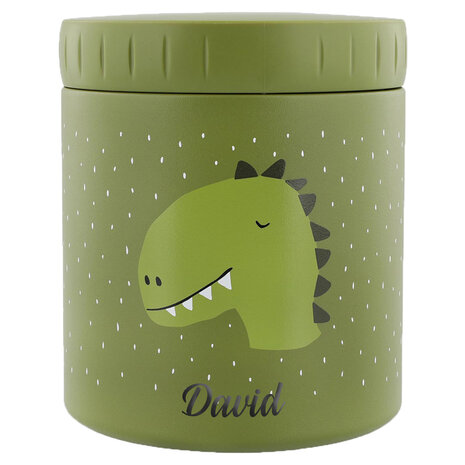 Studio Balune  Gepersonaliseerde Isothermische lunchpot 500 ml - Mr. Dino Studio Balune  Gepersonaliseerde Isothermische lunchpot 500 ml - Mr. Dino