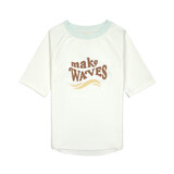 Lässig SPF UV-Shirt korte mouw - Rashguard make waves sea salt Lässig SPF UV-Shirt korte mouw - Rashguard make waves sea salt