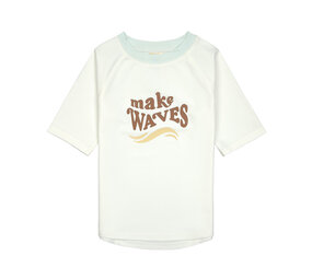 Lässig SPF UV-Shirt korte mouw - Rashguard make waves sea salt Lässig SPF UV-Shirt korte mouw - Rashguard make waves sea salt