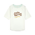 SPF UV-Shirt korte mouw - Rashguard make waves sea salt