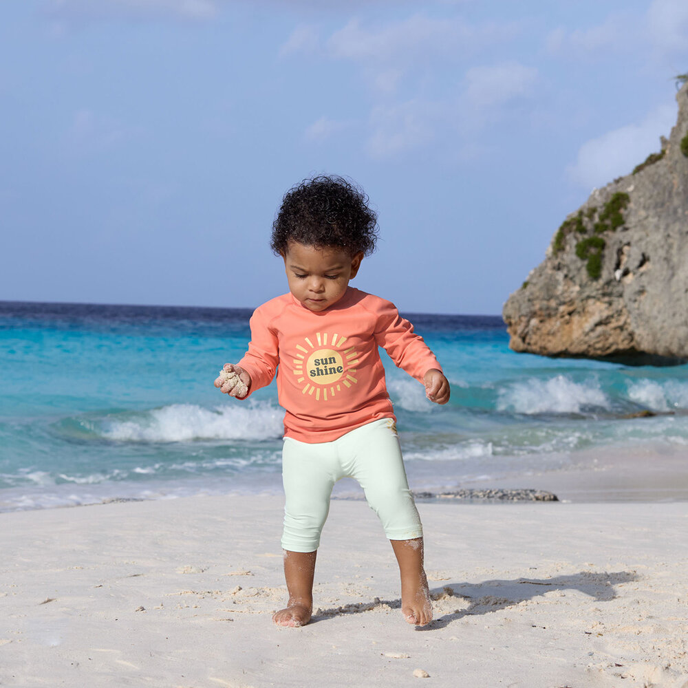 Lässig SPF UV-Shirt longsleeve - Rashguard Sunshine coral Lässig SPF UV-Shirt longsleeve - Rashguard Sunshine coral