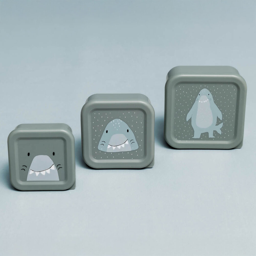 Trixie Snackbox set - 3-delig - Mr. Shark Trixie Snackbox set - 3-delig - Mr. Shark
