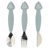 Trixie Siliconen bestek (3-pack) - Mr. Shark Trixie Siliconen bestek (3-pack) - Mr. Shark