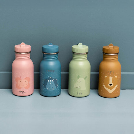 Studio Balune  Gepersonaliseerde Trixie Drinkfles 350ml - Mr. Bear Studio Balune  Gepersonaliseerde Trixie Drinkfles 350ml - Mr. Bear