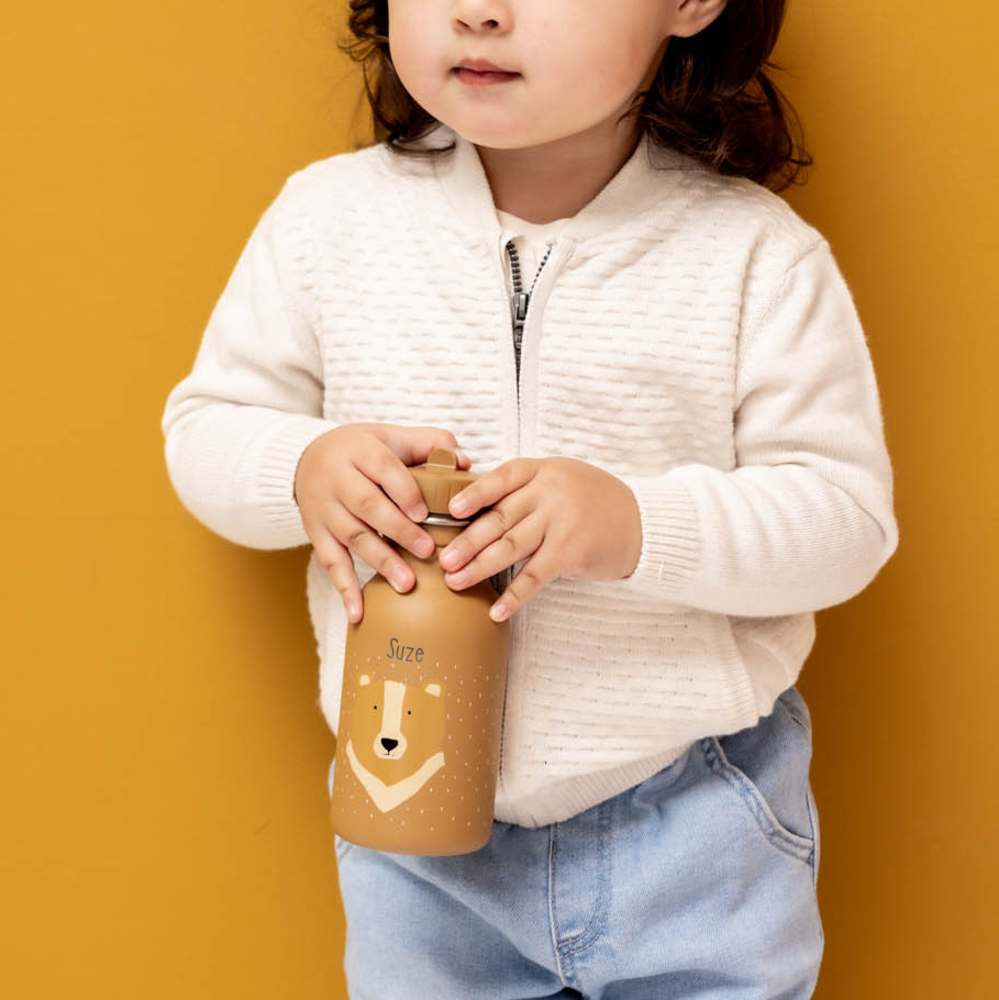 Studio Balune  Gepersonaliseerde Trixie Drinkfles 350ml - Mr. Bear Studio Balune  Gepersonaliseerde Trixie Drinkfles 350ml - Mr. Bear