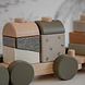 Label Label Stapeltrein - Olijfgroen Label Label Stapeltrein - Olijfgroen