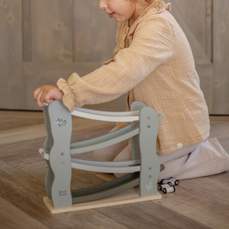 Label Label Auto glijbaan - Olijfgroen Label Label Auto glijbaan - Olijfgroen