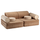 Wigiwama Zit- en speelbank - Toffee Corduroy