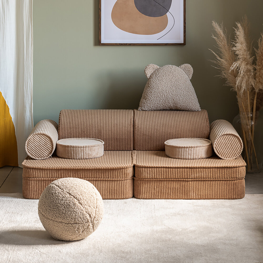 Wigiwama Zit- en speelbank - Toffee Corduroy Wigiwama Zit- en speelbank - Toffee Corduroy